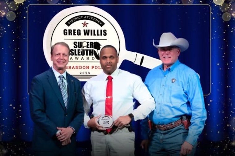 Collin County Sergeant Brandon Polk Honored with DA SuperSleuth Award for Outstanding Investigative Work in Child Predator Case
