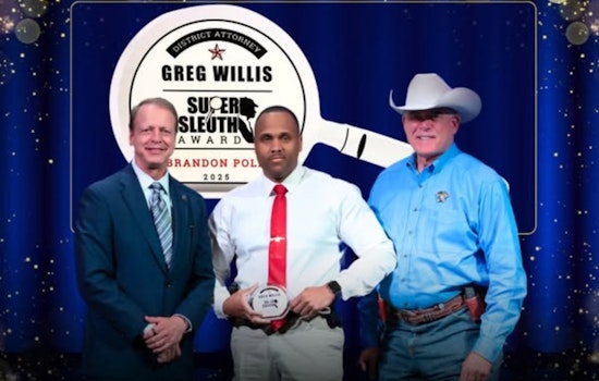 Collin County Sergeant Brandon Polk Honored with DA SuperSleuth Award for Outstanding Investigative Work in Child Predator Case