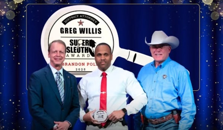 Collin County Sergeant Brandon Polk Honored with DA SuperSleuth Award for Outstanding Investigative Work in Child Predator Case