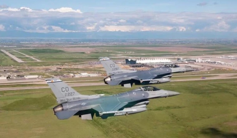 Colorado Air National Guard F-16s Salute Independence Day with Flyovers Across State
