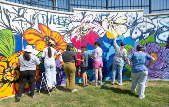 Community Paints Mural of Hope at New Health Center on Las Vegas Trail in Fort Worth