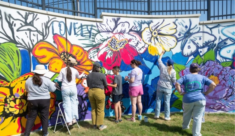 Community Paints Mural of Hope at New Health Center on Las Vegas Trail in Fort Worth