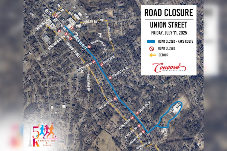 Concord Gears Up for Glowing Streetlight 5K & Frolic Amid Festivities and Road Closures
