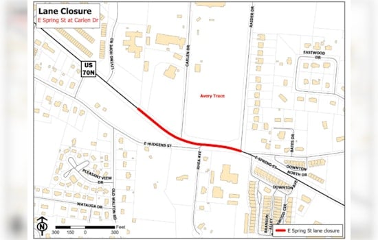 Cookeville Commuters Alert, Roadwork on East Spring Street to Impact Westbound Traffic