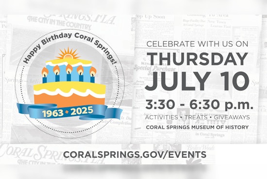 Coral Springs Celebrates 62 Years of History with Community Event at Local Museum