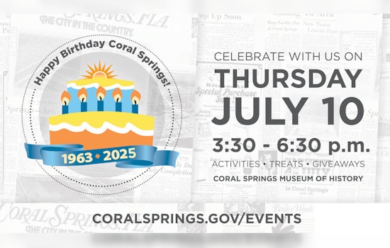 Coral Springs Celebrates 62 Years of History with Community Event at Local Museum