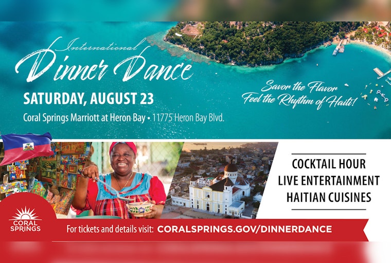 Coral Springs to Host Cultural Celebration Spotlighting Haiti at Annual International Dinner Dance
