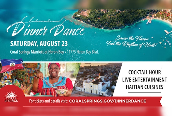 Coral Springs to Host Cultural Celebration Spotlighting Haiti at Annual International Dinner Dance