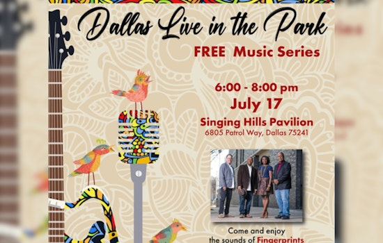 Dallas Offers Free Summer Jazz Concerts in Parks with Upcoming Fingerprints Performance at Singing Hills Pavilion
