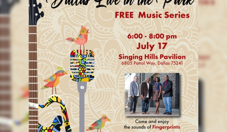 Dallas Offers Free Summer Jazz Concerts in Parks with Upcoming Fingerprints Performance at Singing Hills Pavilion