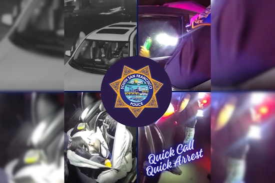 Daly City Man Apprehended in South San Francisco Auto Burglary Case Thanks to Resident's Tip and Police Drone Use