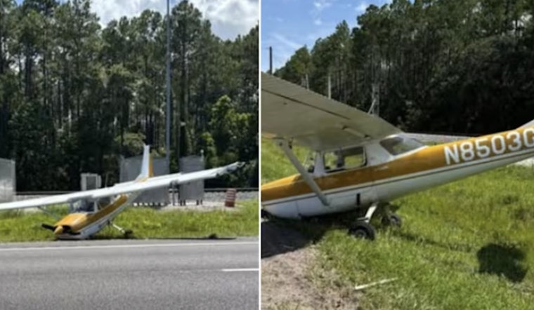 Daring Emergency Plane Landing on U.S. 1 Near St. Augustine Airport Ends Without Injuries