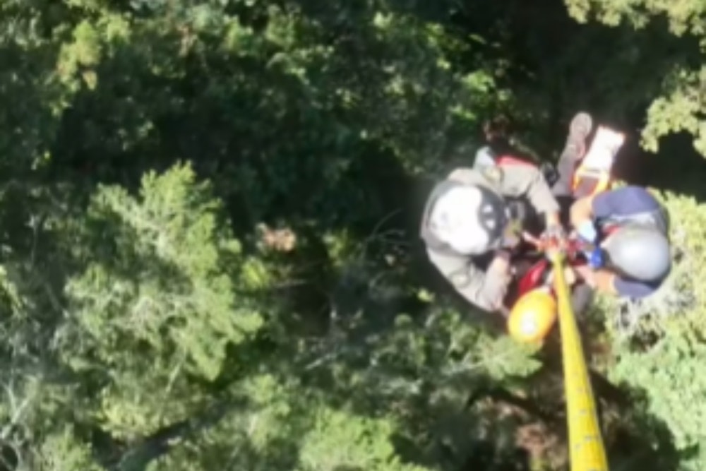 Daring Rescue by Sonoma County Sheriff's Helicopter Saves Injured Hiker Near Alpine Lake in Marin County
