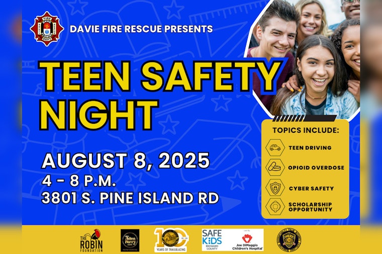 Davie Fire Rescue Launches Inaugural Teen Safety Night to Empower Youths with Lifesaving Knowledge