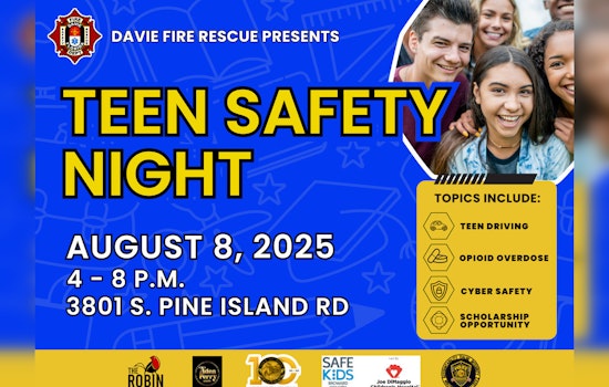 Davie Fire Rescue Launches Inaugural Teen Safety Night to Empower Youths with Lifesaving Knowledge