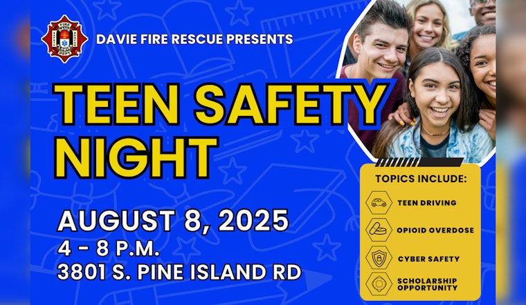Davie Fire Rescue Launches Inaugural Teen Safety Night to Empower Youths with Lifesaving Knowledge