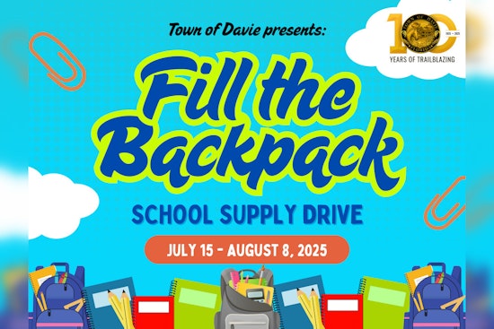 Davie Launches School Supply Donation Drive in Collaboration with Local Youth Organizations