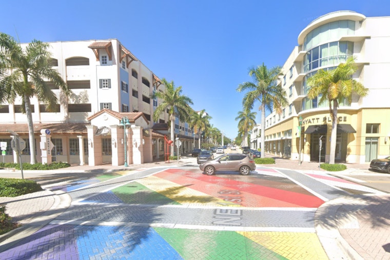 Delray Beach Pride Intersection Targeted Once More, Police Seek Driver After Vandalism Caught on Camera
