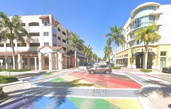 Delray Beach Pride Intersection Targeted Once More, Police Seek Driver After Vandalism Caught on Camera