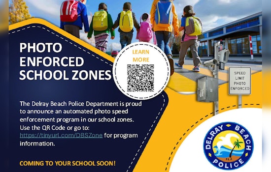Delray Beach to Implement Speed Cameras in School Zones to Enhance Child Safety