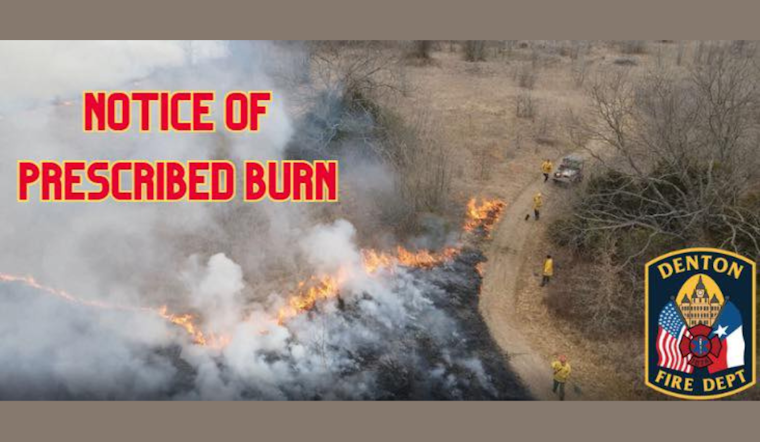 Denton Fire Department Announces Controlled Burns to Boost Prairie Health, Invasive Species Control