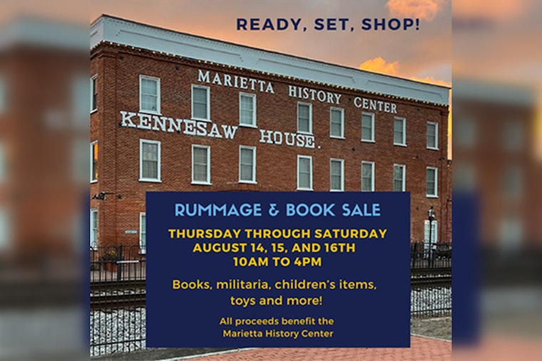 Discover Hidden Gems at Marietta History Center's Annual Rummage and Book Sale This August