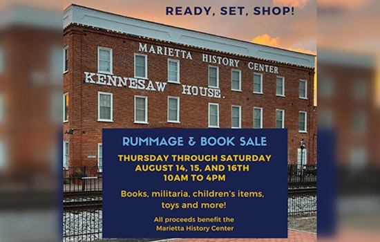Discover Hidden Gems at Marietta History Center's Annual Rummage and Book Sale This August