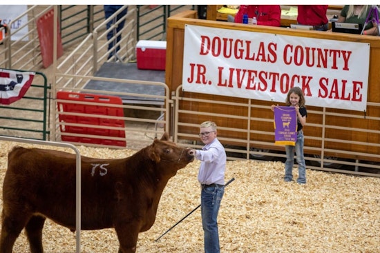 Douglas County Celebrates Tradition with In-Person Junior Livestock Sale, No Virtual Component This Year