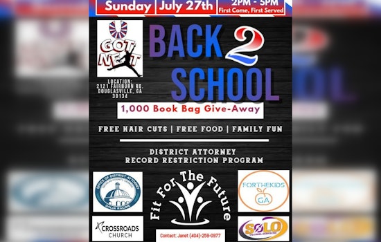 Douglas County's Annual Back 2 School Drive Gears Up to Support Students with Supplies and Services