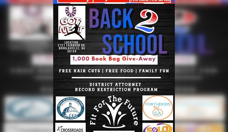 Douglas County's Annual Back 2 School Drive Gears Up to Support Students with Supplies and Services