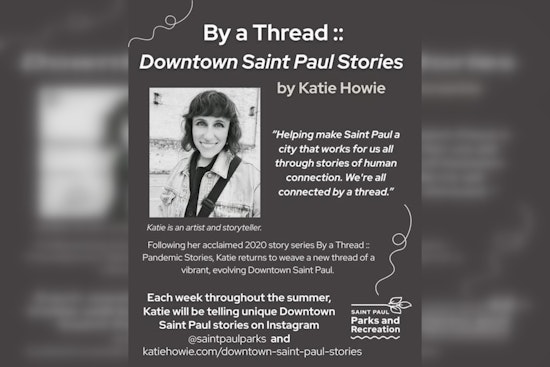 Downtown Saint Paul Embraces Summer of Storytelling with Artist Katie McNamara Howie