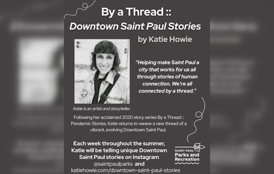 Downtown Saint Paul Embraces Summer of Storytelling with Artist Katie McNamara Howie