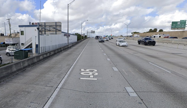 Driver Arrested After Opening Fire Following Multi-Vehicle Crash on I-95 in North Miami