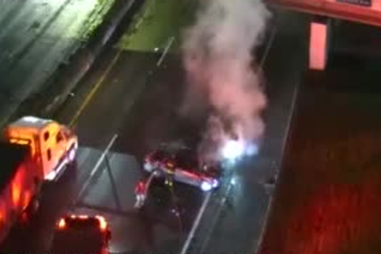 Driver Ejected, Critically Injured in Fiery Rollover Crash on I-94 in Detroit, Struck by Oncoming Car