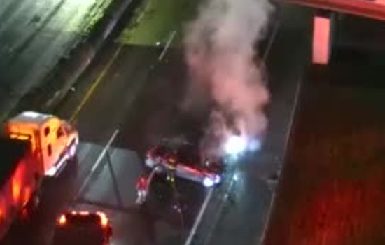 Driver Ejected, Critically Injured in Fiery Rollover Crash on I-94 in Detroit, Struck by Oncoming Car