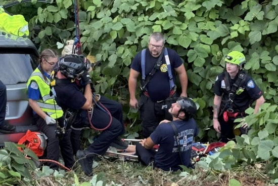 Driver Rescued After Vehicle Plummets Down 50-Foot Embankment in Gaston County