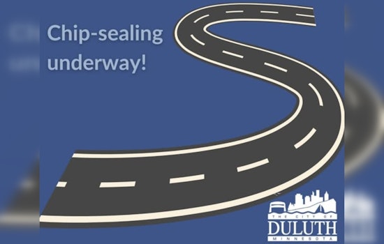 Duluth Streets Undergoing Chip Sealing Maintenance Starting July 14; Traffic Delays Expected