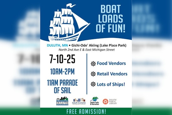 Duluth's "Boatloads of Fun" Event Set to Enrich Festival of Sail with Local Flair & Games at Gichi-Ode' Akiing