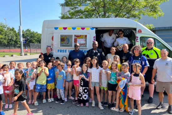 East Boston's Summer Field Day, Local Police and Youth Build Bridges Through Play at Memorial Stadium