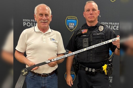 Eden Prairie Officer Achieves "Hat Trick" with Three DUI Arrests in One Shift; Honored with Commemorative Hockey Stick