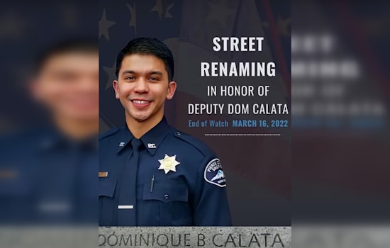 Edgewood Honors Fallen Deputy Dom Calata with Street Dedication Ceremony