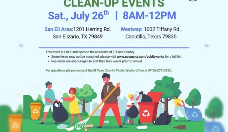 El Paso County Invites Residents to Free Community Cleanup Event This Saturday