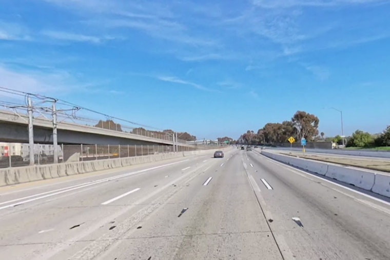 Emergency Crews Avert Tragedy on LA Freeway: Individual in Crisis Safely Detained, Traffic Resumes on NB 110