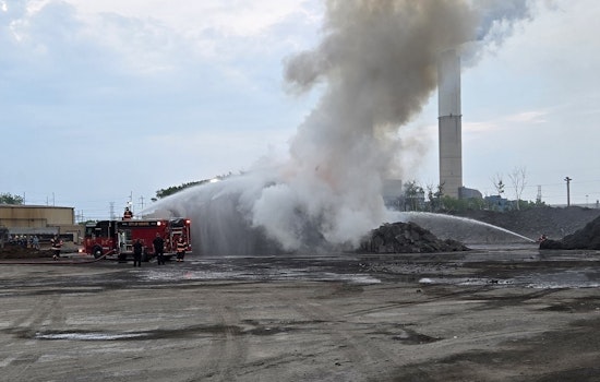Emergency Crews Extinguish Scrap Metal Fire at Gerdau Steel in Monroe, No Injuries Reported