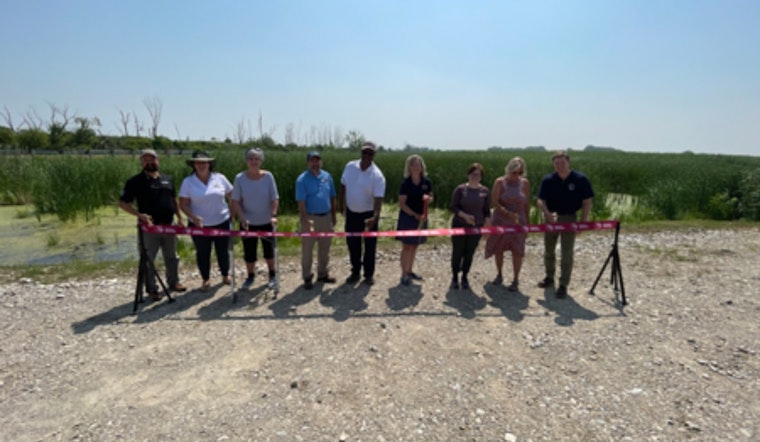Erie County Celebrates Completion of H2Ohio Moxley Wildlife Area Wetland Project to Enhance Lake Erie Water Quality