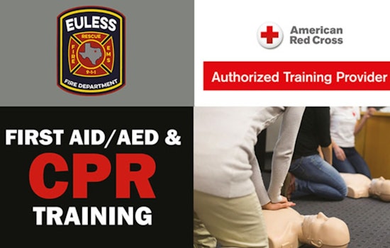 Euless Fire Department Partners with Red Cross for Lifesaving CPR and AED Classes This Summer