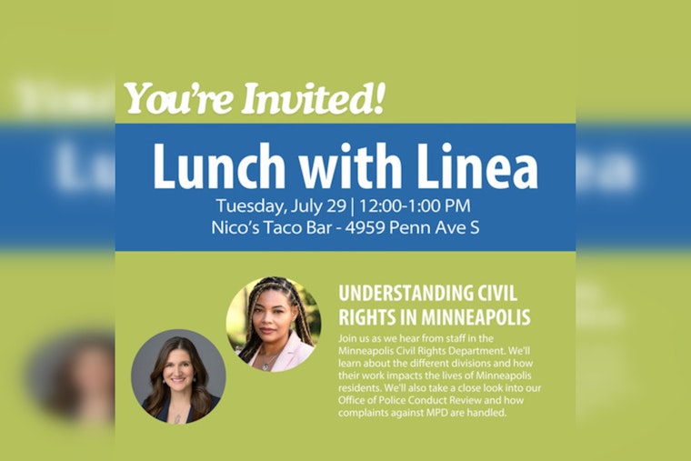 Explore Civil Rights in Minneapolis at 'Lunch with Linea' with Civil Rights Director Michelle Phillips