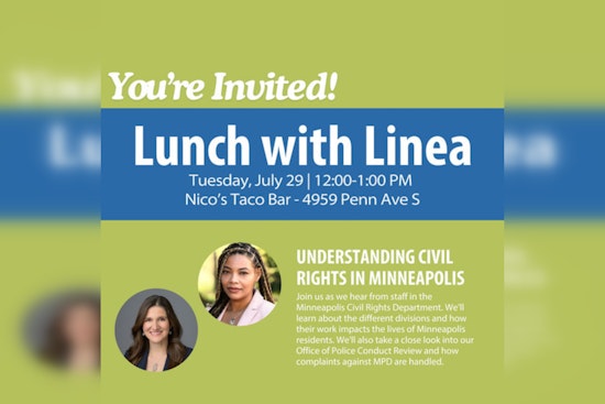 Explore Civil Rights in Minneapolis at 'Lunch with Linea' with Civil Rights Director Michelle Phillips