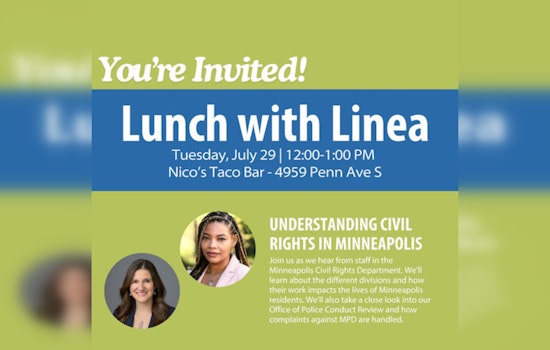 Explore Civil Rights in Minneapolis at 'Lunch with Linea' with Civil Rights Director Michelle Phillips