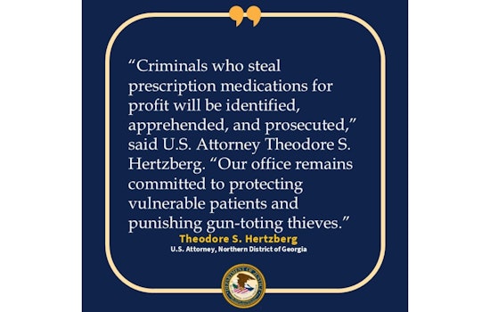 Fairburn Felon Sentenced to Nearly Five Years for Prescription Drug Heist and Firearm Possession